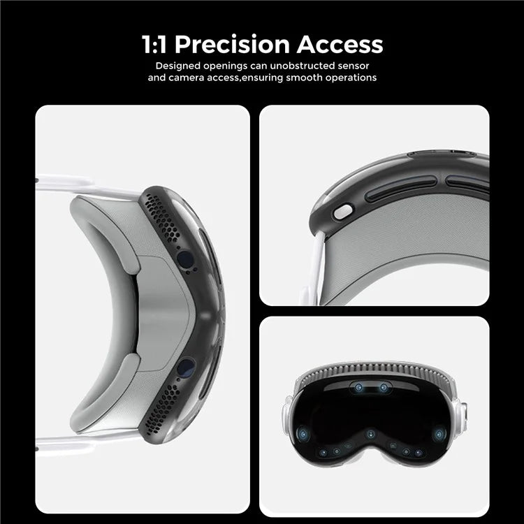 AHASTYLE WG146 TPU+PC Case for Apple Vision Pro Headset Protective Cover