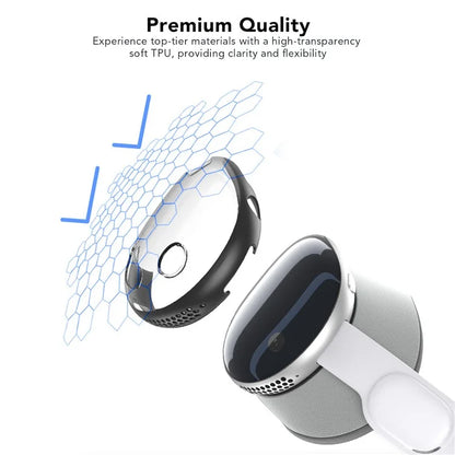 AHASTYLE WG146 TPU+PC Case for Apple Vision Pro Headset Protective Cover