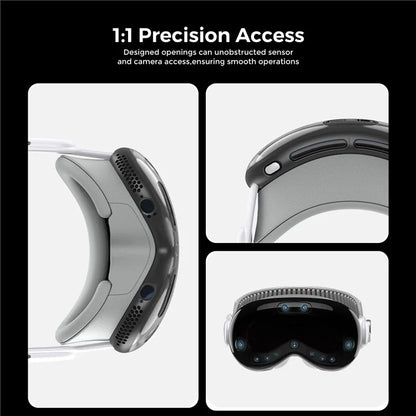 AHASTYLE WG146 TPU+PC Case for Apple Vision Pro Headset Protective Cover