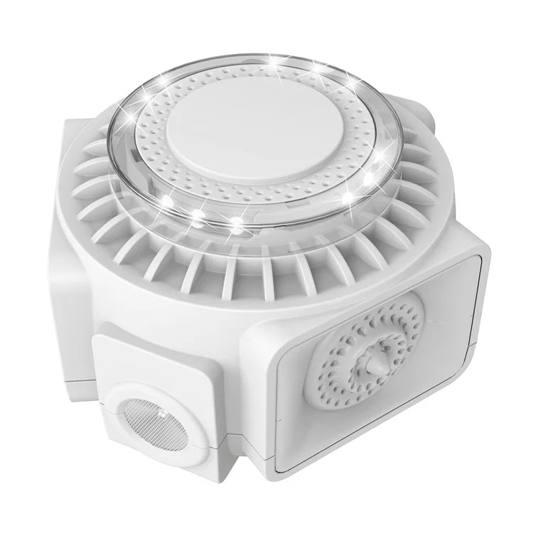 360-Degree High-Power Ultrasonic Pest Repeller with LED Light