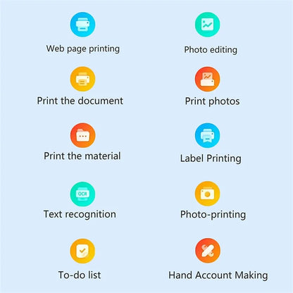 C22 Multifunctional Pocket Thermal Printer Bluetooth Label Maker, Standard Version