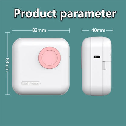 M2 Portable Wireless Thermal Photo Printer Pocket Label Maker, Standard Version