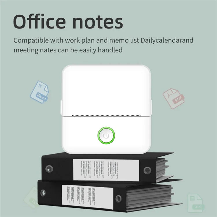 X6 Bluetooth Thermal Pocket Printer Inkless Note Sticker Maker Printing Machine