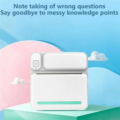 C19 Bluetooth Thermal Printer for Student Adhesive Sticker Smart Label Printer, Standard Version