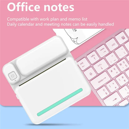 C19 Bluetooth Thermal Printer for Student Adhesive Sticker Smart Label Printer, Standard Version