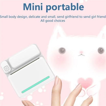 C19 Bluetooth Thermal Printer for Student Adhesive Sticker Smart Label Printer, Standard Version