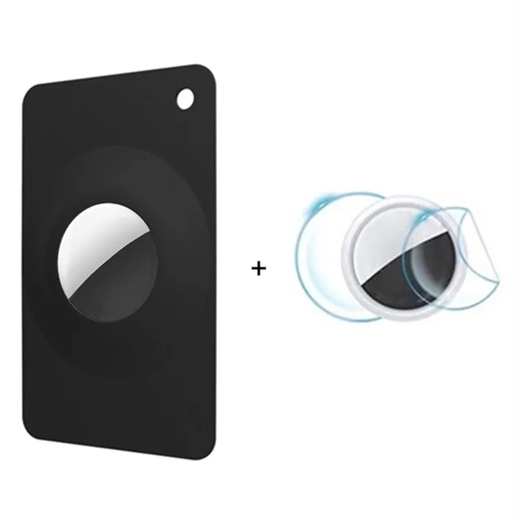 Compatible with Apple AirTag Silicone Card Sleeve Anti-Lost Protective Case Cover