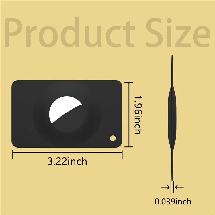 Compatible with Apple AirTag Silicone Card Sleeve Anti-Lost Protective Case Cover