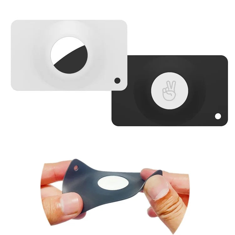 Compatible with Apple AirTag Silicone Card Sleeve Anti-Lost Protective Case Cover