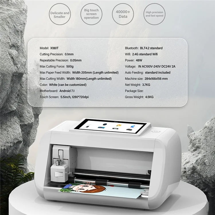 X180T Cell Phone Screen Film Cutter Bluetooth Smart DIY Cutting Machine