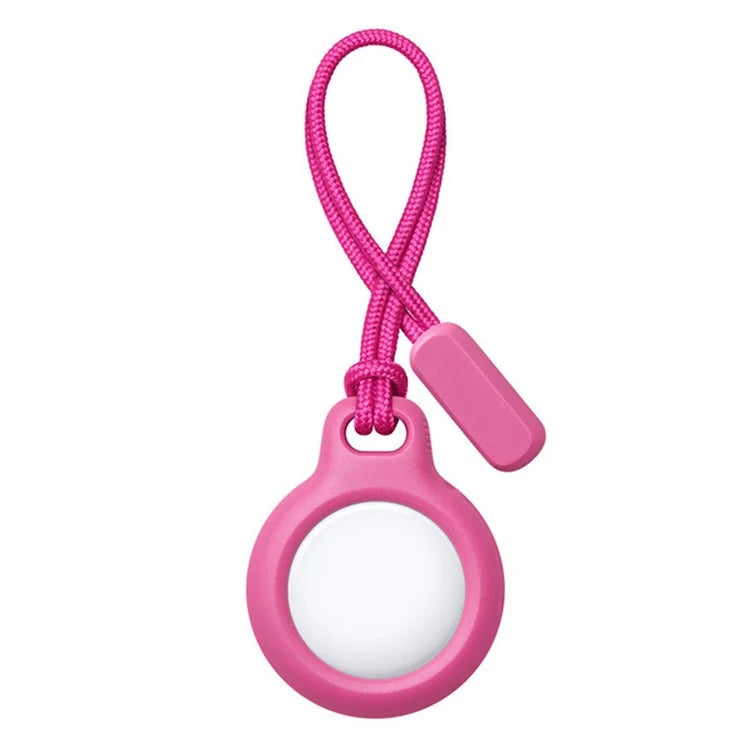 Protective Cover for AirTag Anti-lost Tracker ABS Anti-scratch Case with Strap