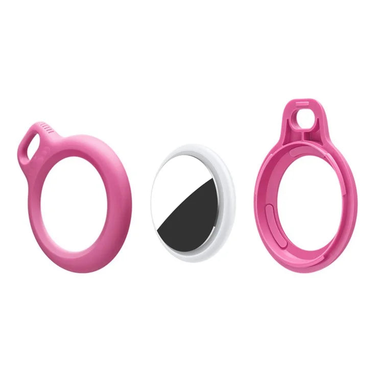 Protective Cover for AirTag Anti-lost Tracker ABS Anti-scratch Case with Strap