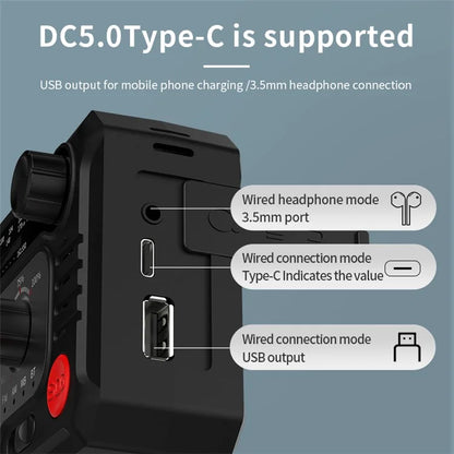 KK-228WB Solar Power Outdoor Hand Crank AM FM WB Radio Power Bank with LED Light