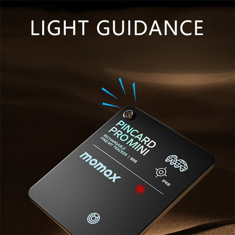 MOMAX PINCARD PRO MINI Wireless Key Finder Tracking Device Anti-Lost Tracker (Find My Certification)