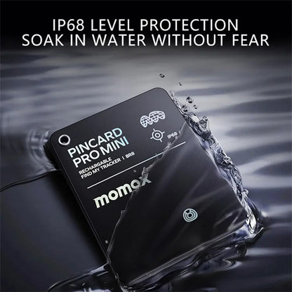 MOMAX PINCARD PRO MINI Wireless Key Finder Tracking Device Anti-Lost Tracker (Find My Certification)