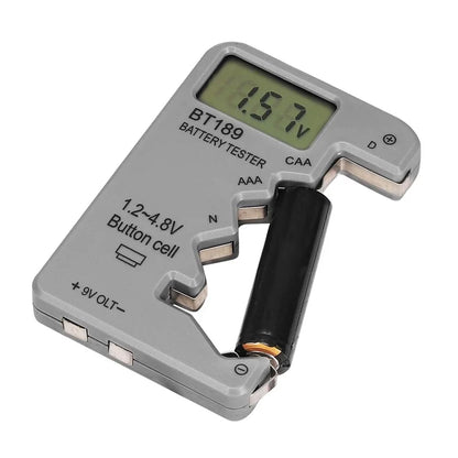 BT189 LCD Screen Battery Tester Universal Button Cell D N AA AAA 9V Battery Voltage Checker