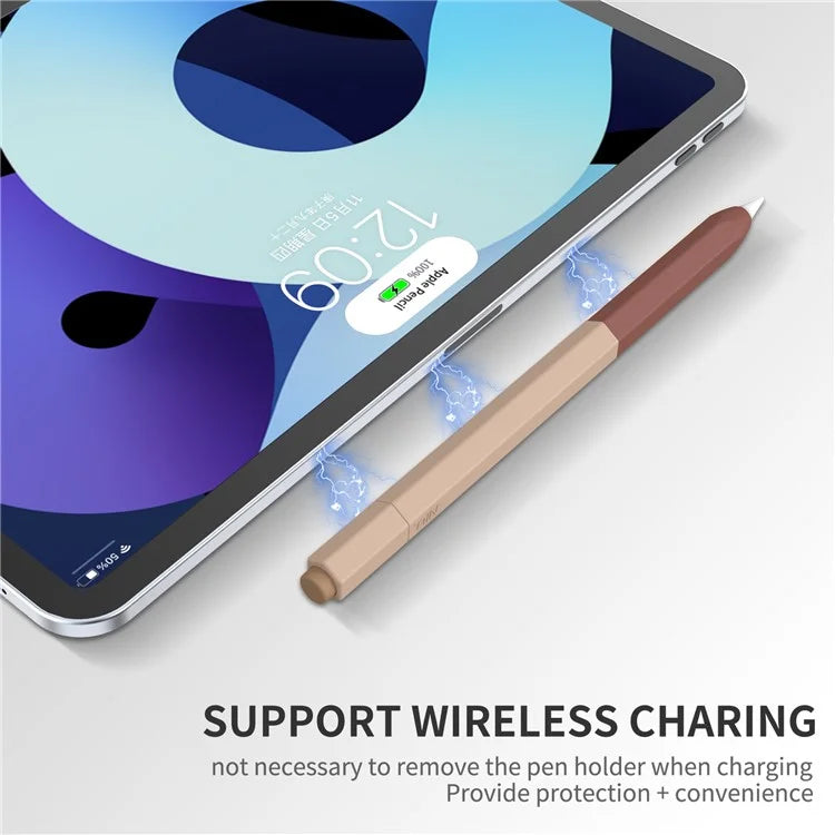 AHASTYLE PT-LC05 For Apple Pencil (2nd Generation) Silicone Sleeve Dual Color Stylus Cover