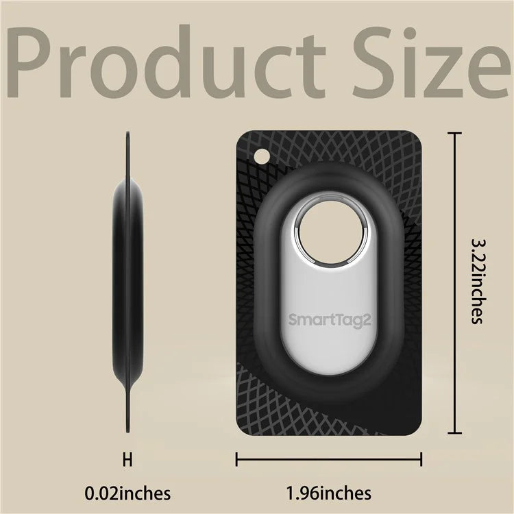 Silicone Card Case for Samsung Galaxy SmartTag 2 Bluetooth Tracker Protective Cover Sleeve