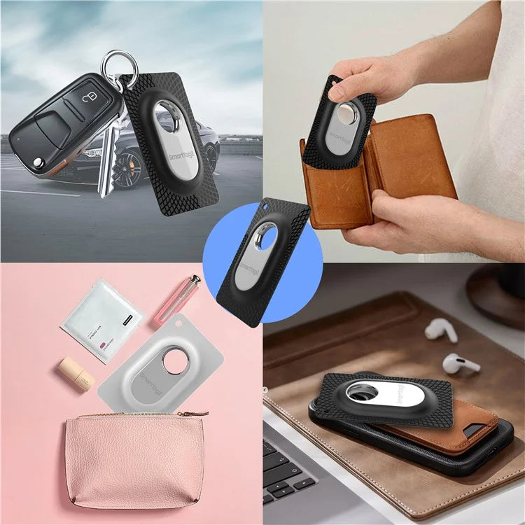 Silicone Card Case for Samsung Galaxy SmartTag 2 Bluetooth Tracker Protective Cover Sleeve
