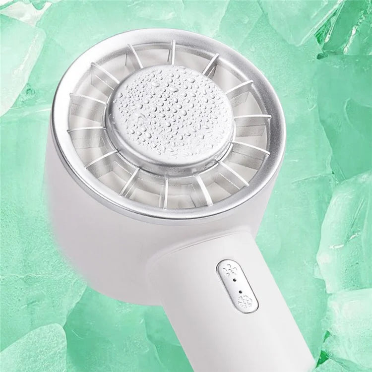 WX-633 Desk Fan 3 Speeds Semiconductor Cold Compress Summer Handheld Fan