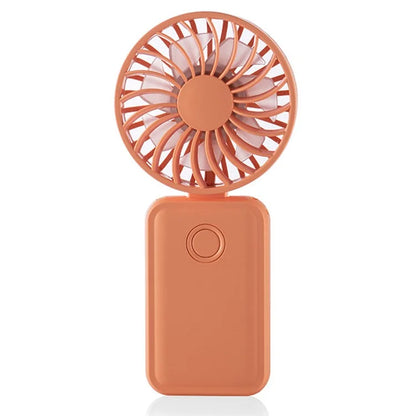 F458 Summer 3 Speeds Adjustable Foldable Mini Handheld Fan with Neck Rope