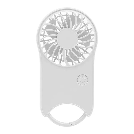 F12 Mini Handheld Fan 3 Wind Speed Outdoor Summer Cooling Fan with Hanging Buckle