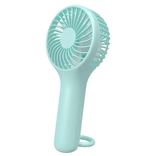 S13 Mini Handheld Fan 3 Wind Speed Portable Summer Cooling Fan with Hanging Buckle