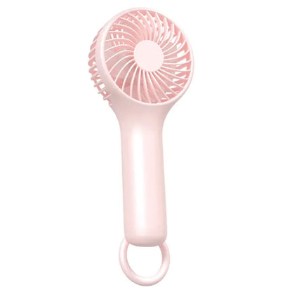 S13 Mini Handheld Fan 3 Wind Speed Portable Summer Cooling Fan with Hanging Buckle