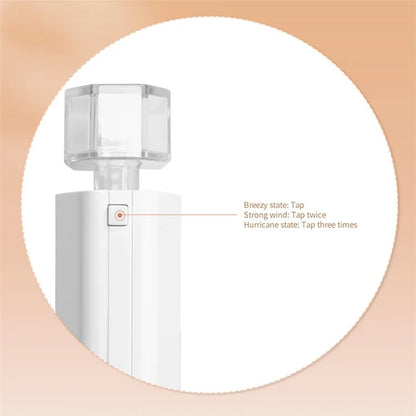 BENWIS HA-PMF Summer Cooler Perfume Shaped Fan Handheld Fan for Commuting