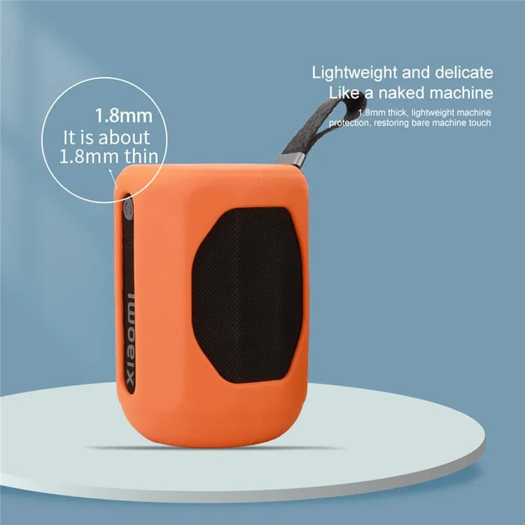 For Xiaomi Mini Bluetooth Speaker Case Anti-Scratch Silicone Sleeve with Strap
