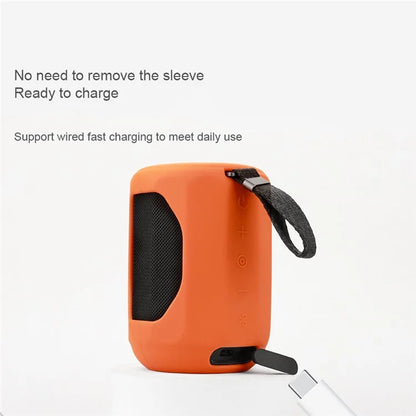 For Xiaomi Mini Bluetooth Speaker Case Anti-Scratch Silicone Sleeve with Strap