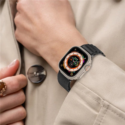 AHASTYLE WG97 For Apple Watch Series 1 2 3 38mm / Series 4 5 6 SE SE (2022) SE (2023) 40mm / 7 8 9 41mm Braided Nylon Strap