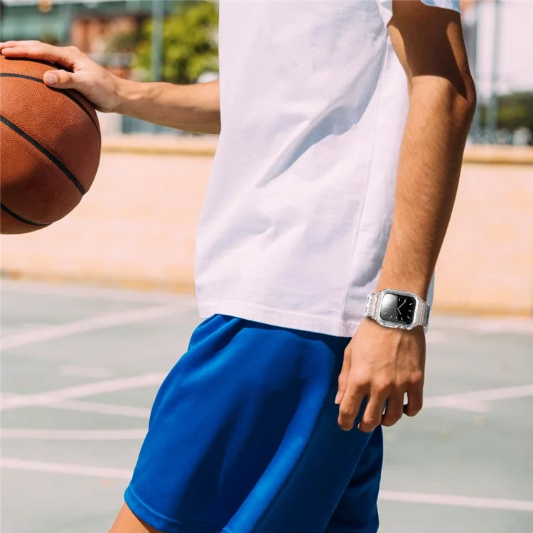 AHASTYLE WA04 for Apple Watch Series 9 8 7 41mm / 6 5 4 SE (2023) SE (2022) SE 40mm / 3 2 1 38mm Watch Band with Case