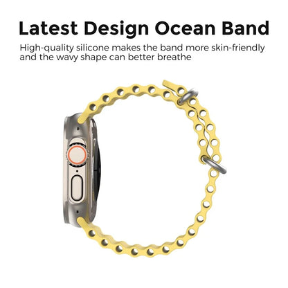 AHASTYLE WG102 for Apple Watch Series 9 8 7 41mm / 6 5 4 SE (2023) SE (2022) SE 40mm / 3 2 1 38mm Silicone Watch Band