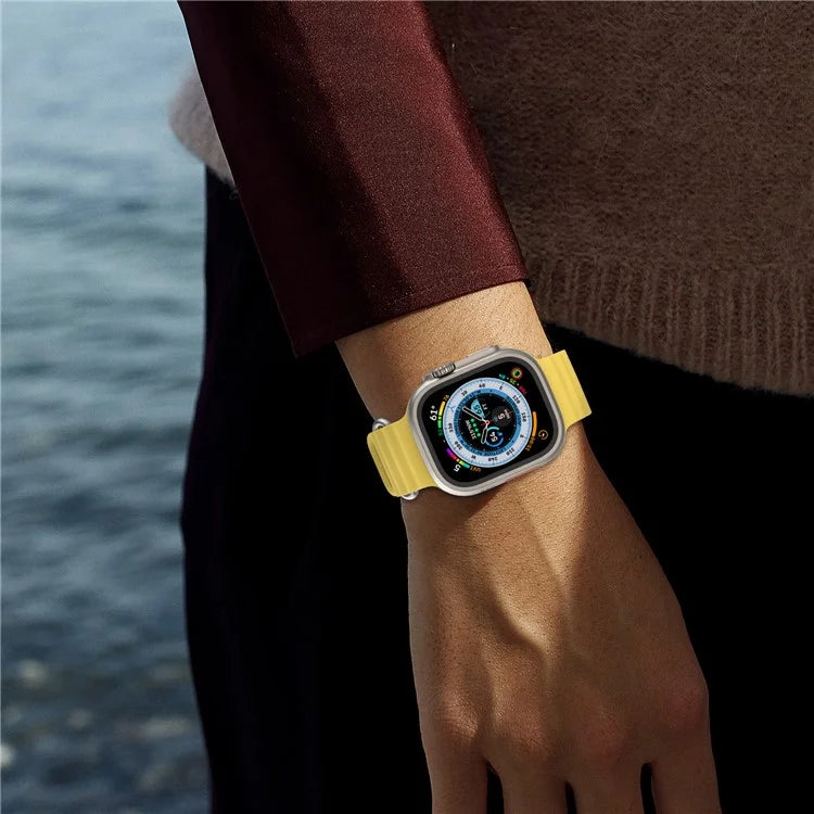 AHASTYLE WG102 for Apple Watch Series 9 8 7 41mm / 6 5 4 SE (2023) SE (2022) SE 40mm / 3 2 1 38mm Silicone Watch Band