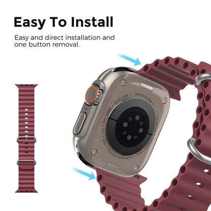 AHASTYLE WG102 for Apple Watch Series 9 8 7 41mm / 6 5 4 SE (2023) SE (2022) SE 40mm / 3 2 1 38mm Silicone Watch Band