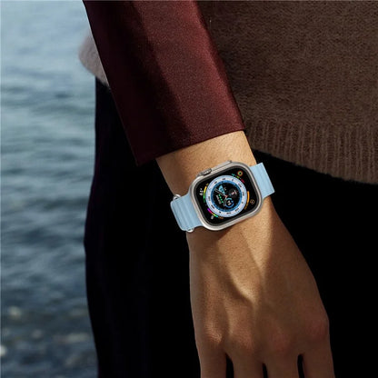 AHASTYLE WG102 for Apple Watch Series 9 8 7 41mm / 6 5 4 SE (2023) SE (2022) SE 40mm / 3 2 1 38mm Silicone Watch Band