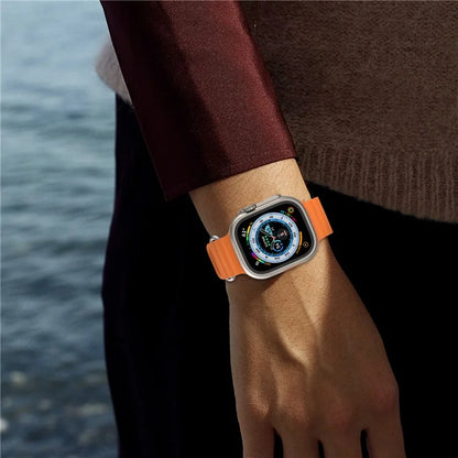 AHASTYLE WG102 for Apple Watch Series 9 8 7 41mm / 6 5 4 SE (2023) SE (2022) SE 40mm / 3 2 1 38mm Silicone Watch Band