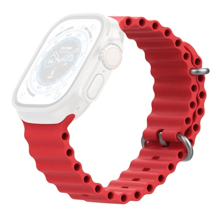 AHASTYLE WG102 for Apple Watch Series 9 8 7 41mm / 6 5 4 SE (2023) SE (2022) SE 40mm / 3 2 1 38mm Silicone Watch Band