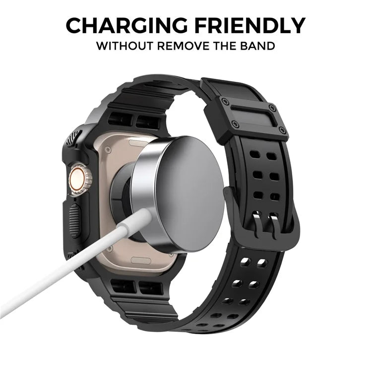 AHASTYLE WG106 for Apple Watch Series 9 8 7 45mm / 6 5 4 SE (2022) SE (2023) SE 44mm / 3 2 1 42mm TPU Watch Band