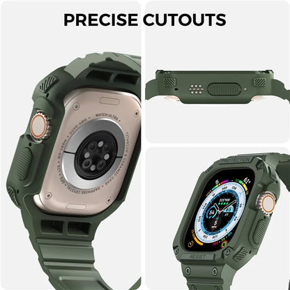 AHASTYLE WG106 for Apple Watch Series 9 8 7 45mm / 6 5 4 SE (2022) SE (2023) SE 44mm / 3 2 1 42mm TPU Watch Band