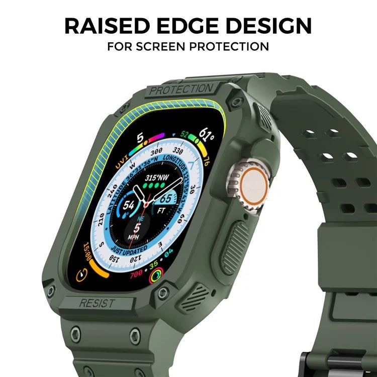 AHASTYLE WG106 for Apple Watch Series 9 8 7 45mm / 6 5 4 SE (2022) SE (2023) SE 44mm / 3 2 1 42mm TPU Watch Band