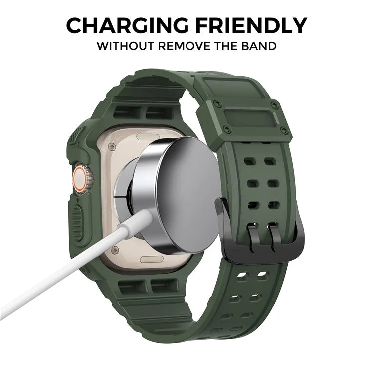 AHASTYLE WG106 for Apple Watch Series 9 8 7 45mm / 6 5 4 SE (2022) SE (2023) SE 44mm / 3 2 1 42mm TPU Watch Band