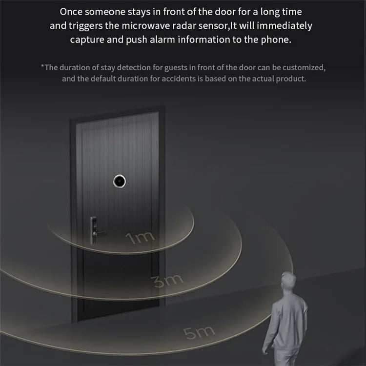 S50 4.3 inch Monitor Video Viewer Door Bell WiFi Night Vision Camera Smart Peephole