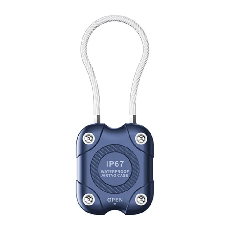 For Airtag Protective Cover Anti-Lost Tracker Protector Anti-Scratch Case with Steel Wire