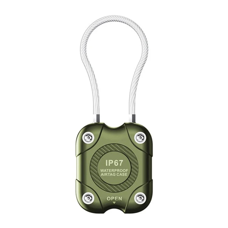 For Airtag Protective Cover Anti-Lost Tracker Protector Anti-Scratch Case with Steel Wire
