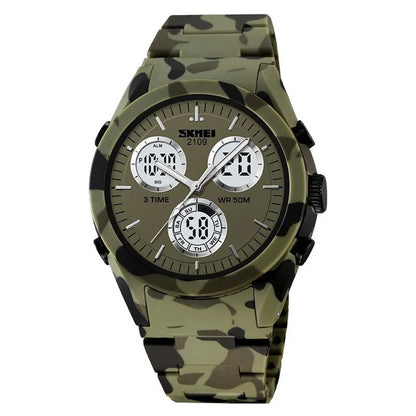 SKMEI 2109 Student Sports Watch Luminous Wrist Bracelet with TPU Strap