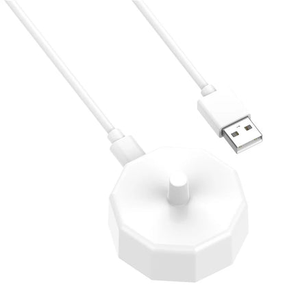 Toothbrush Charger for Braun Oral-B Wireless Charging Base with USB to Type-C Cable