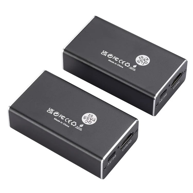 CAT 5 / 6 RJ45 to HD Converter Full HD 1080P Transmitter + Receiver Extender with DC5V Port