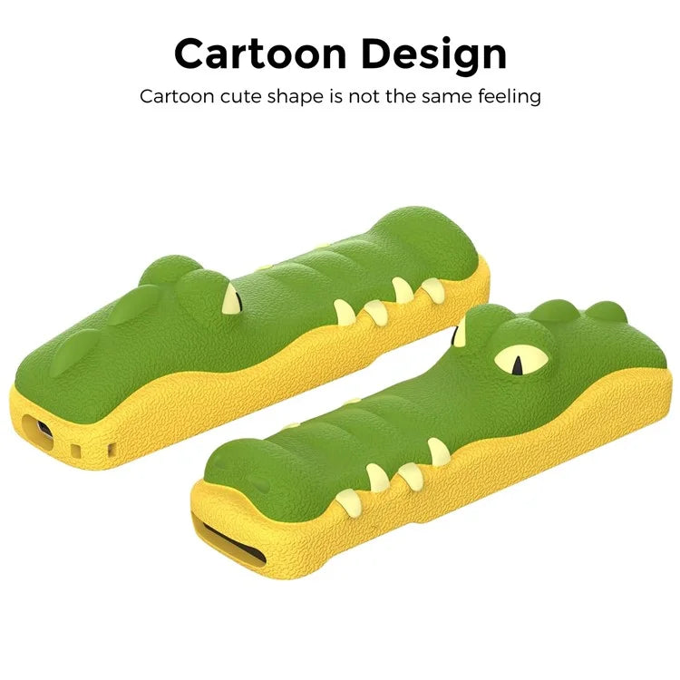 AHASTYLE PT154 Silicone Case for Apple 4K TV Gen 6 / Gen 7 Remote Cartoon Crocodile Protective Cover